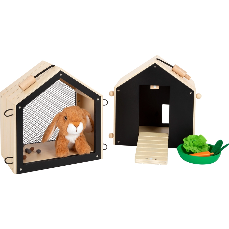 small foot® Hasenstall mit Auslauf