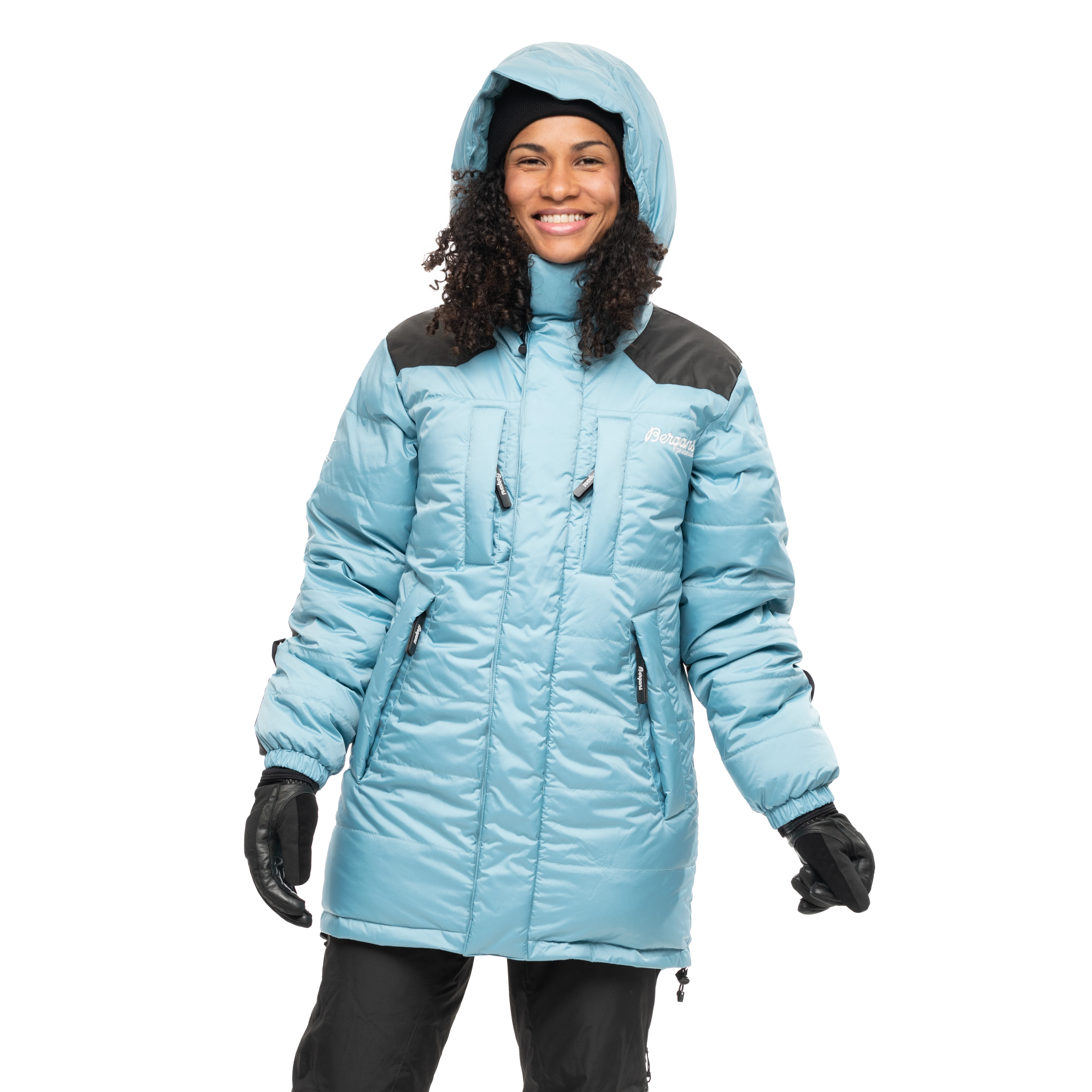Expedition Down Unisex Parka Arctic Ocean Blue / Black