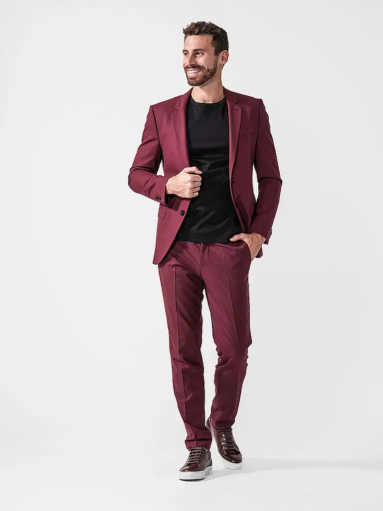 HUGO Anzughose XSlim Fit rot