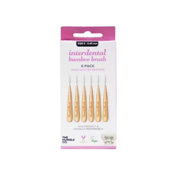 Escovas interdentais Humble 0,4 mm, pacote com 6 unidades