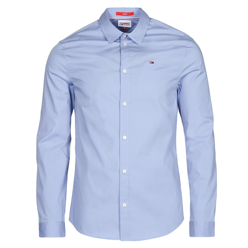 Tommy Jeans - TJM ORIGINAL STRETCH SHIRT - Bleu