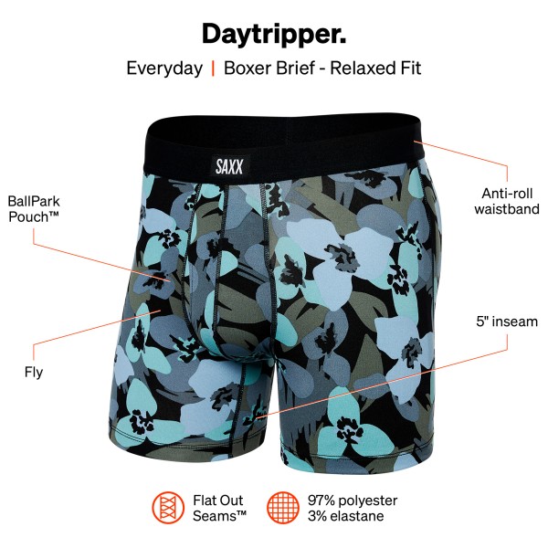 Saxx - Daytripper Boxer Brief Fly - Sous-vêtement synthétique