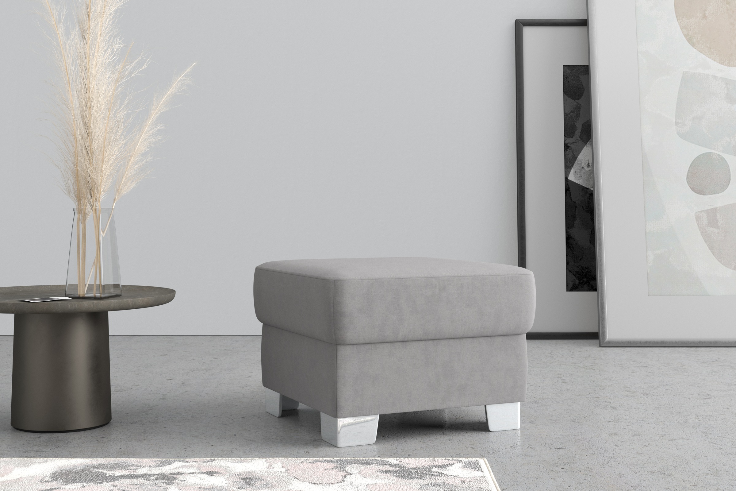 DOMO collection Hocker »Anzio« wahlweise mit Federkern