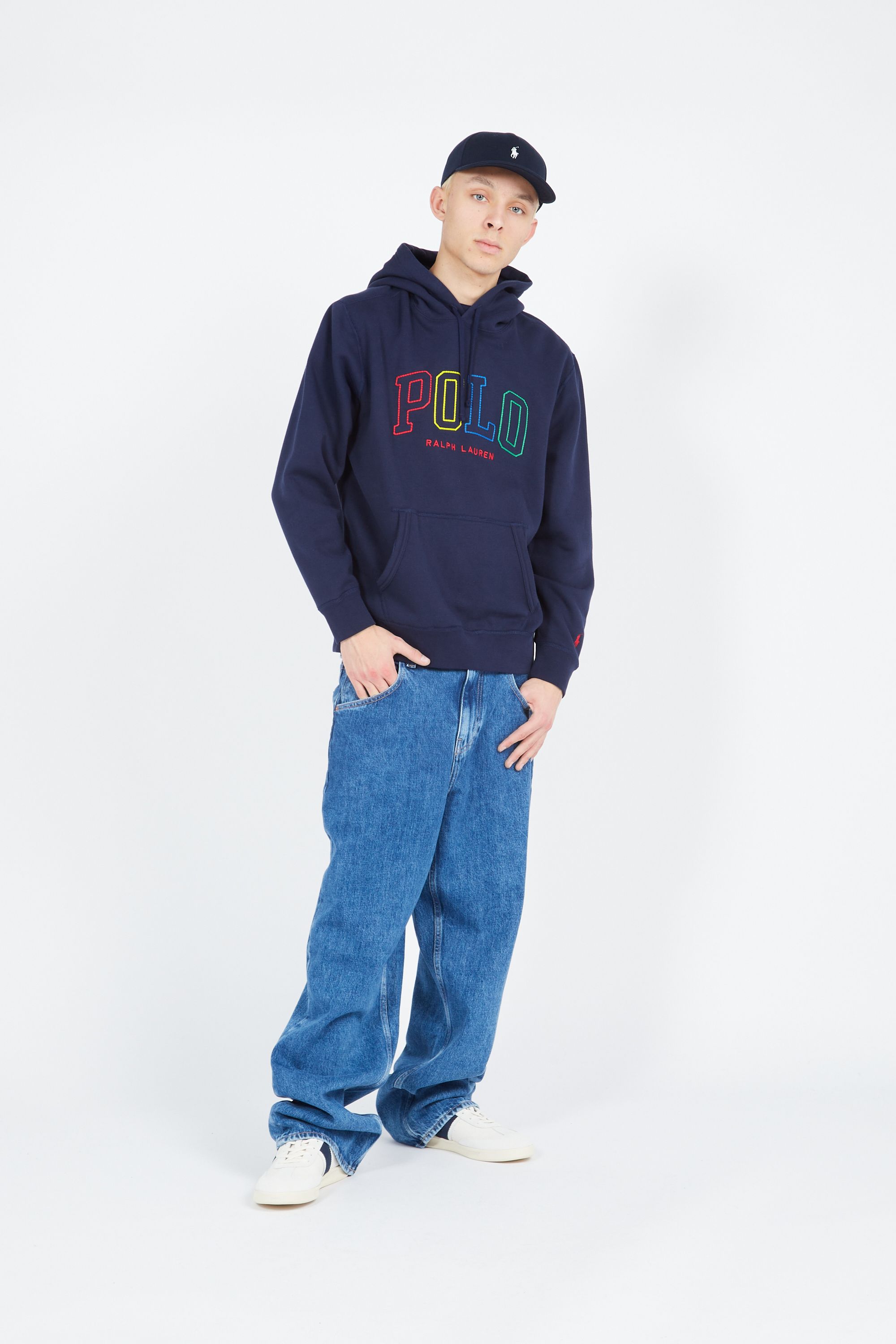 POLO RALPH LAUREN Casquette  DOUBLE KNIT TECH Bleu