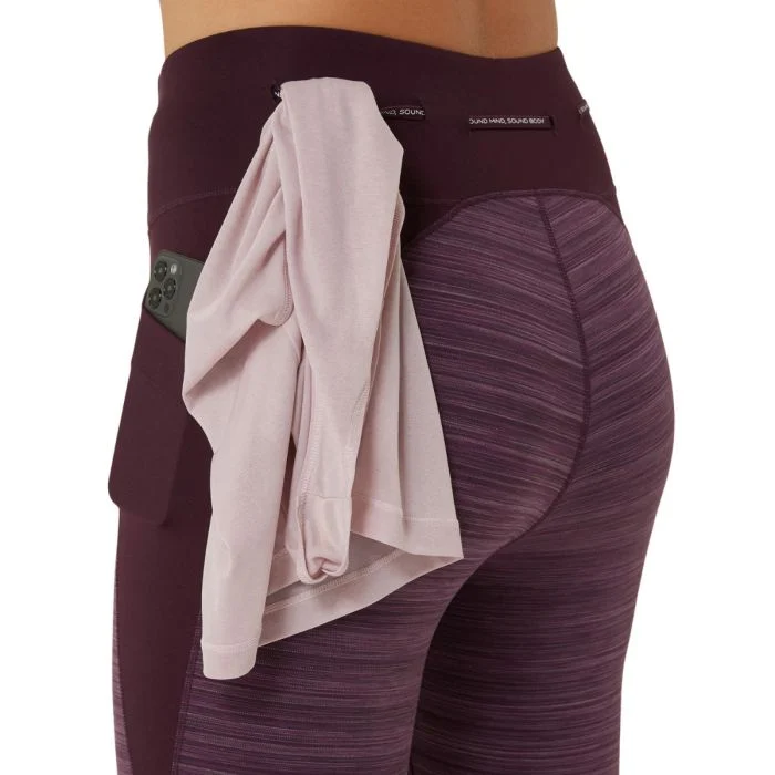 Asics Dame Lange tights Nagino Run Tight Lilla
