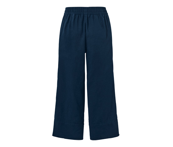 Palazzohose aus Leinenmix