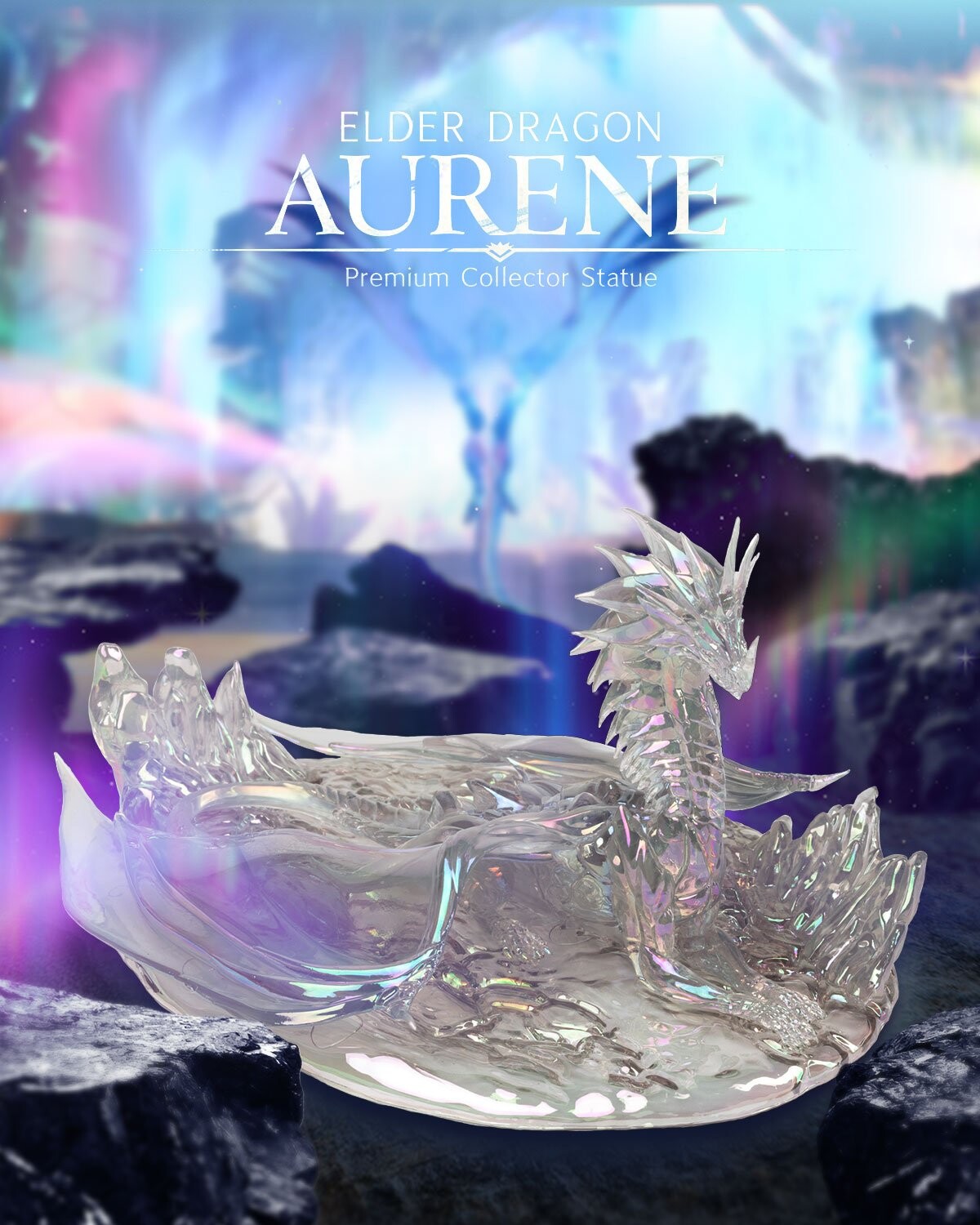 Guild Wars 2 Statuette Figur - Aurene - Elder Dragon