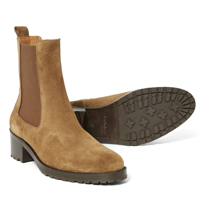 Anthology Paris Chelsea 7456 Daim | Tabac