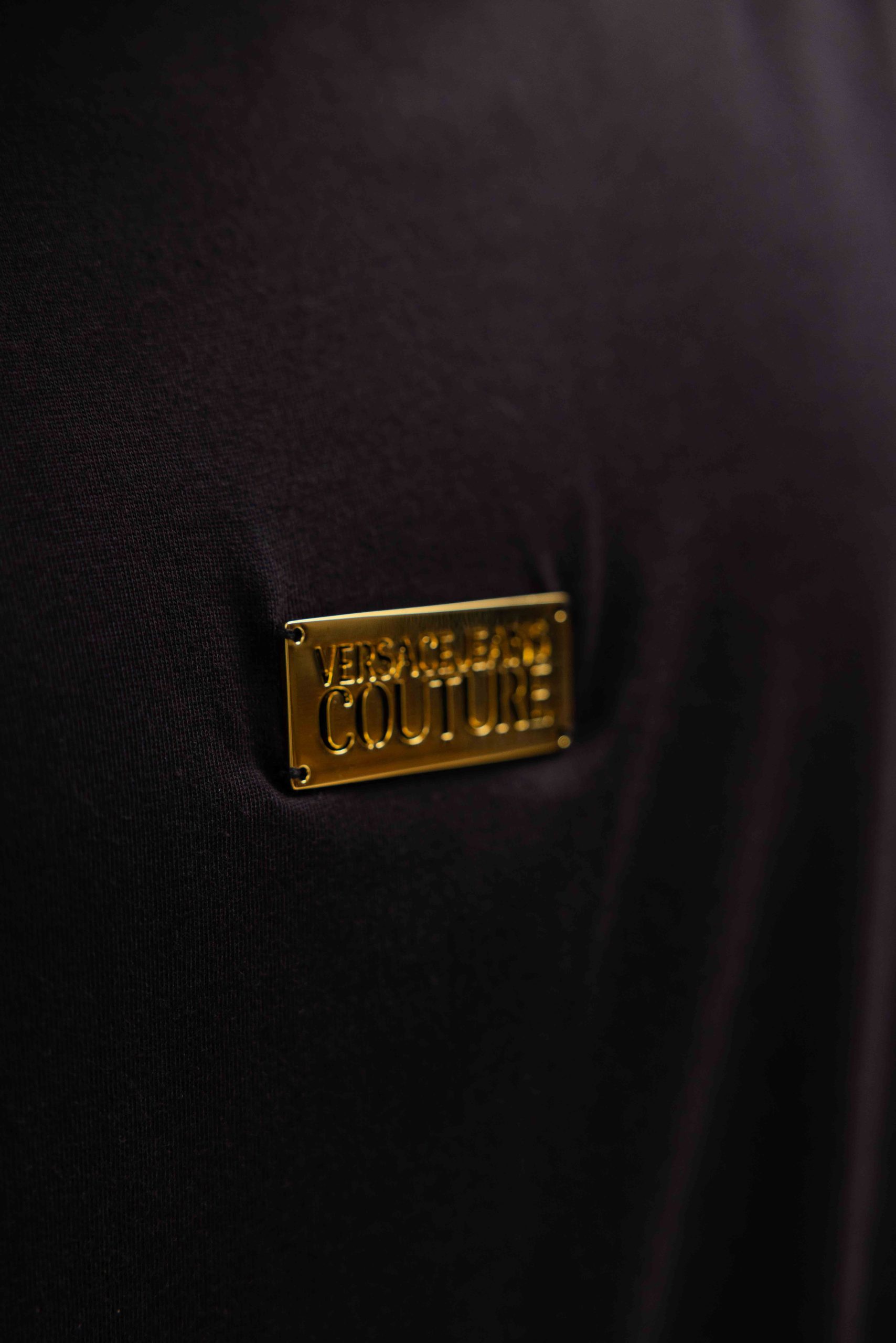 Versace Jeans Couture Logo Regular T-Shirt Heren Zwart