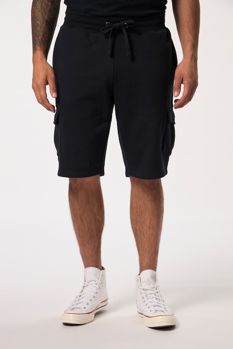 Sweat-Cargobermuda, Elastikbund, Cargotaschen