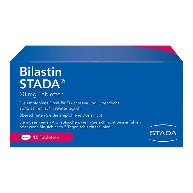 Bilastin STADA 20 mg Tabletten, 10 St