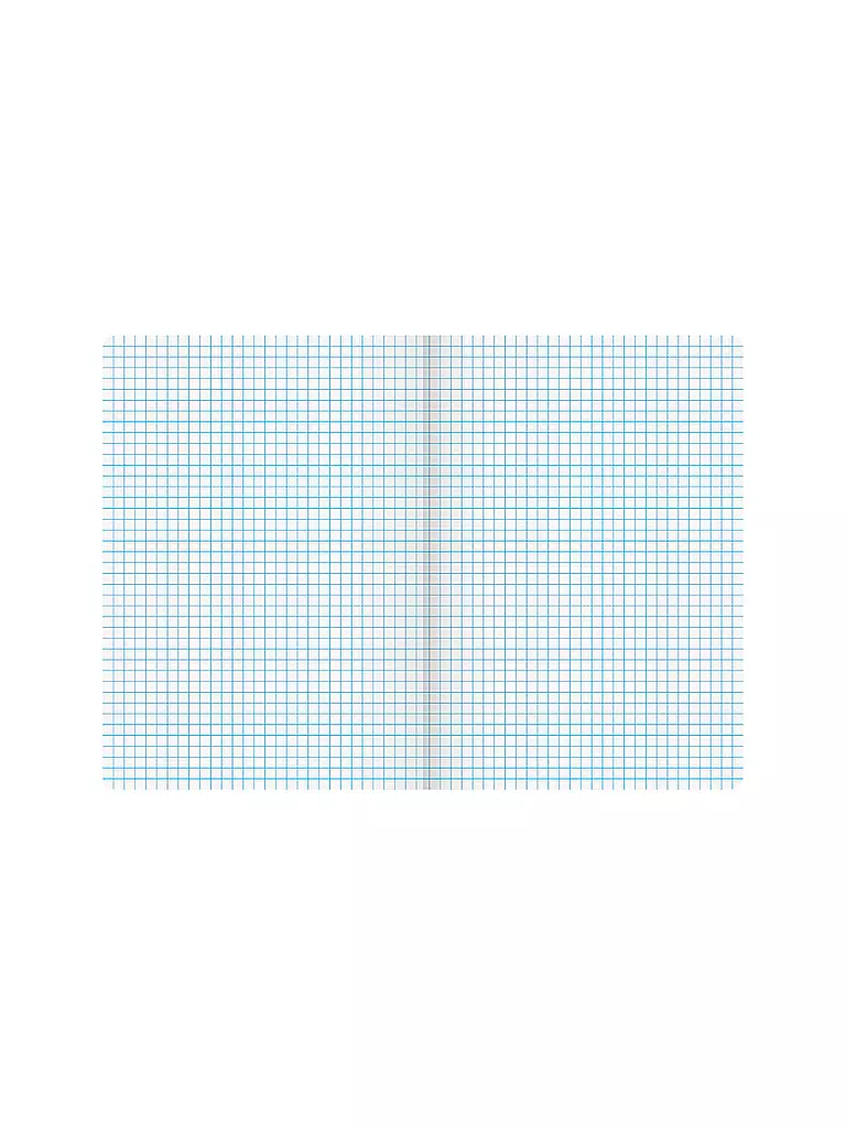 BRUNNEN VERLAG Heft A5 Kariert 5mm 20 Blatt keine Farbe