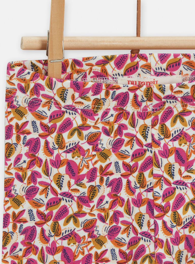 Legging Imprimé fleuri pour bébé fille