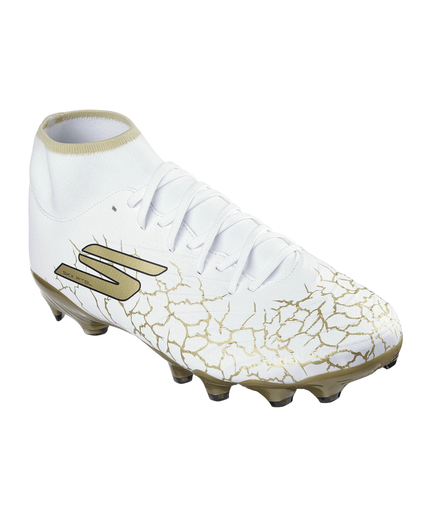 Skechers SKX 1.5 High Academy FG Electrum Weiss FWBGD