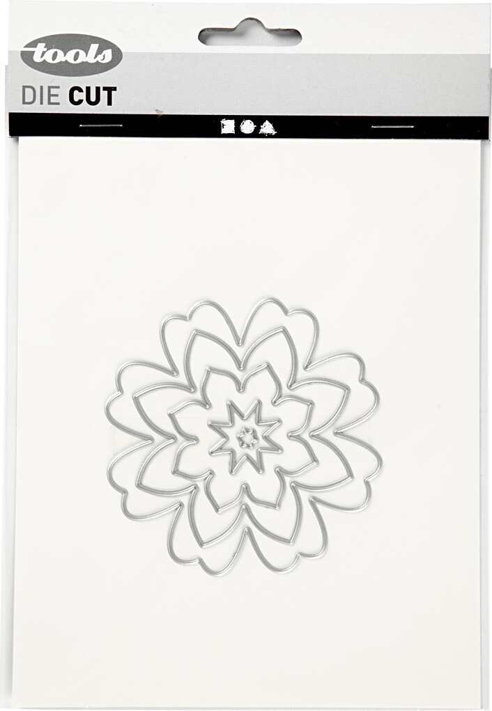 Skæreskabelon - Blomst - Ø 0,5-8 CM