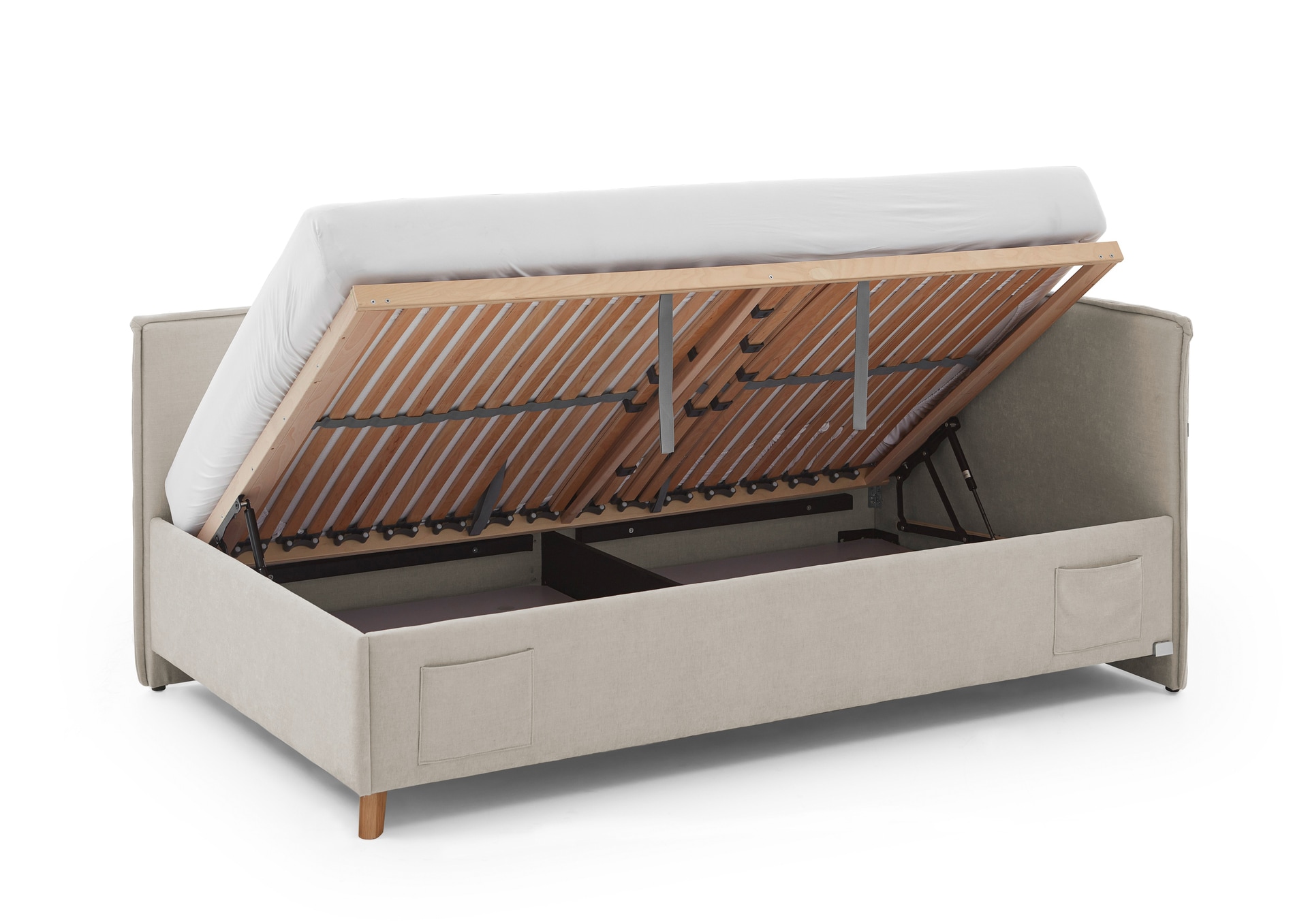 Bett FUN 90 x 200 cm beige