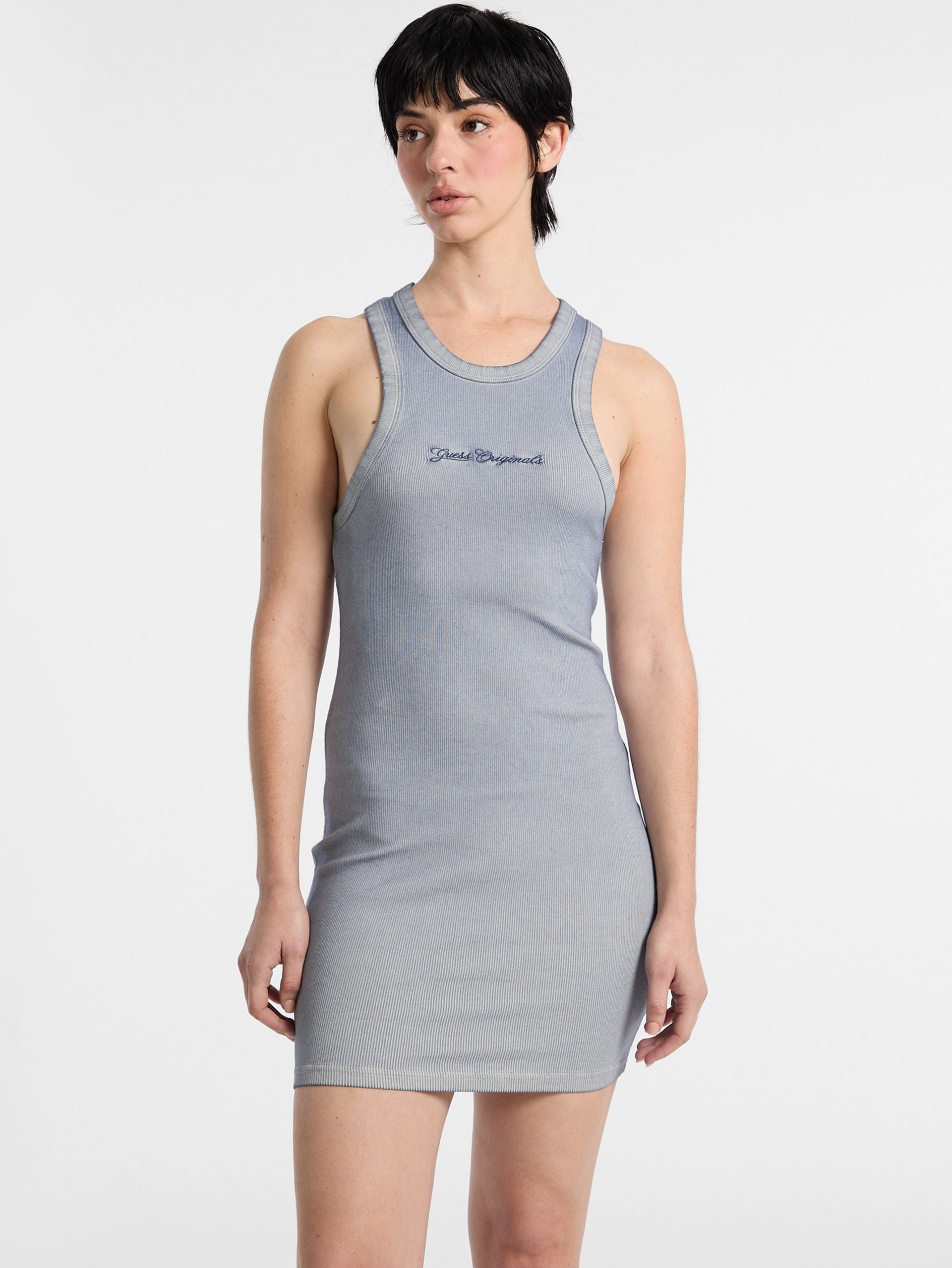 Vestido regata curto ecológico da GUESS Originals
