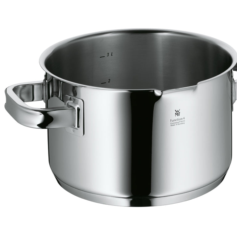 WMF Function 4 Kookpan hoog met deksel - Ã160mm - Rood