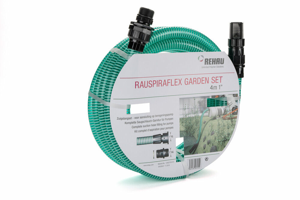 Rehau Rauspiraflex Garden Set - Zuigslangset - 4 m