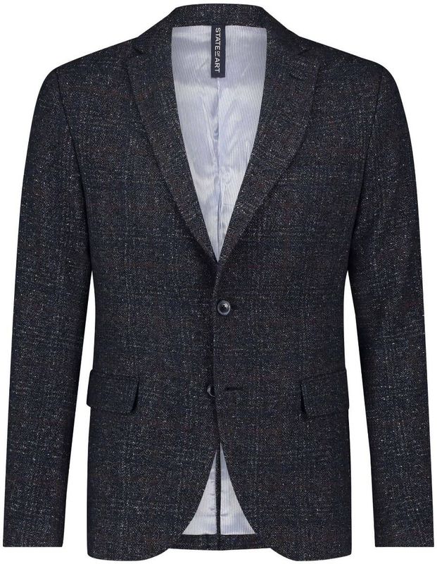 State of Art - Blazer - Donkerblauw - 50% Wol - 40% Polyester - 10% Overig