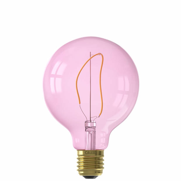 Calex LED-lamp E27 4W - Globelamp Quartz Pink dimbaar
