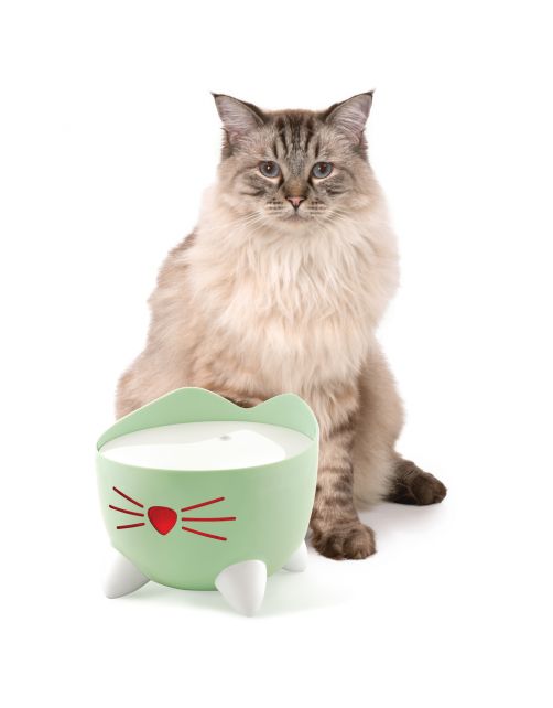 Catit Pixi Fountain - Kattendrinkbak - 20x20x16 cm Groen