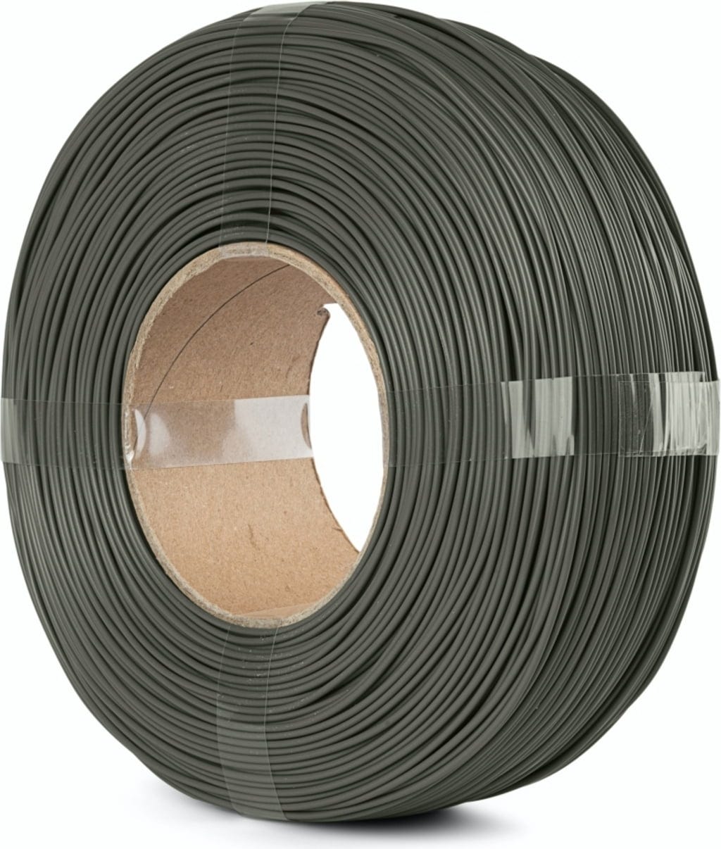 The Filament  ReFill PLA HS Moss Grey, 1,75 mm / 1000 g    Kosteneffizientes High Speed PLA ohne Spule in Moss Grey
