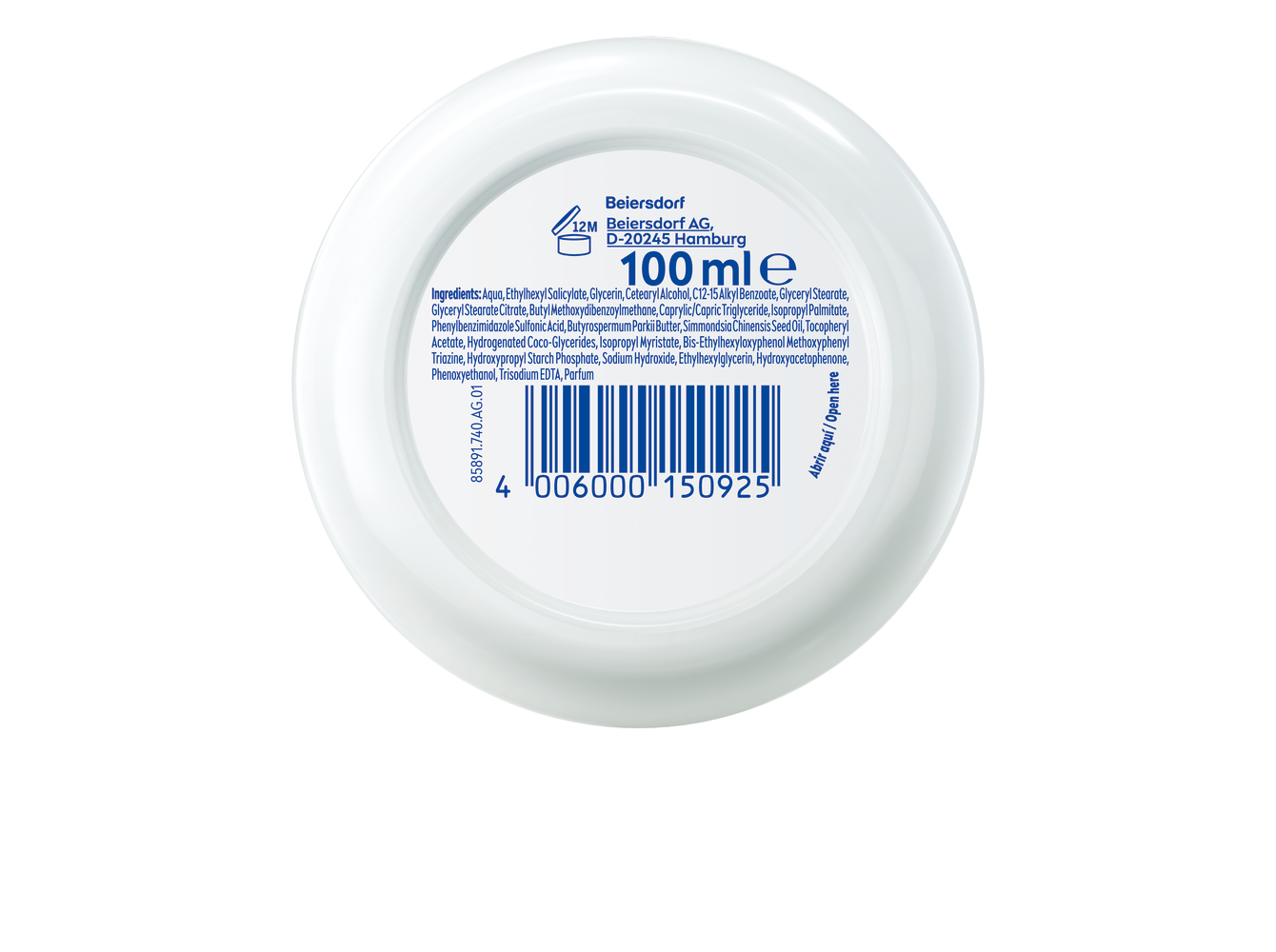 CREME NIVEA SOFT DAILY UV FP15 100 ML