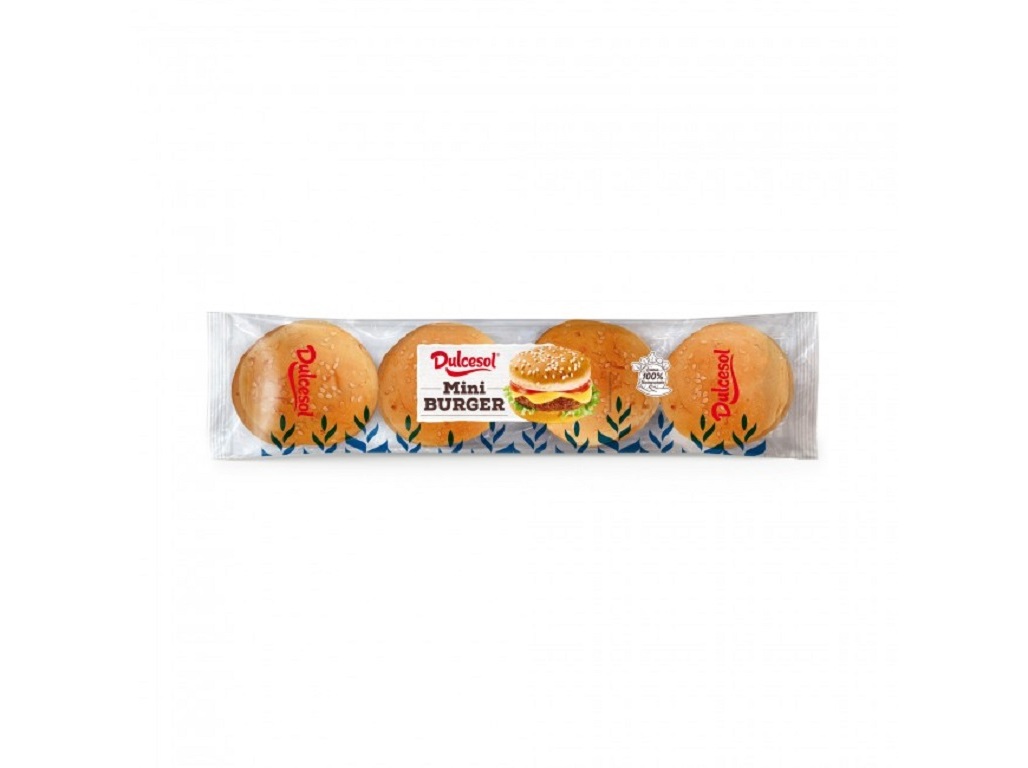 PÃO DE HAMBÚRGUER DULCESOL MINIATURAS 190 G