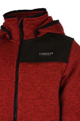 Lindberg Bormio Fleecejakke, Red
