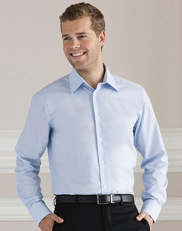 Russell Europe R-922M-0 - Chemise Oxford Élégante à Manches Longues