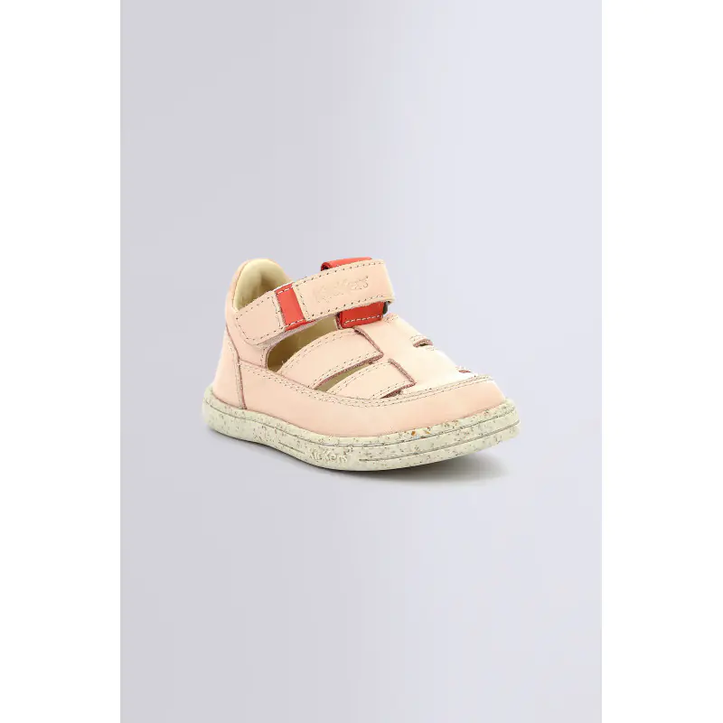 TRACTUS ROSE CLAIR SANDALES Cuir Fille