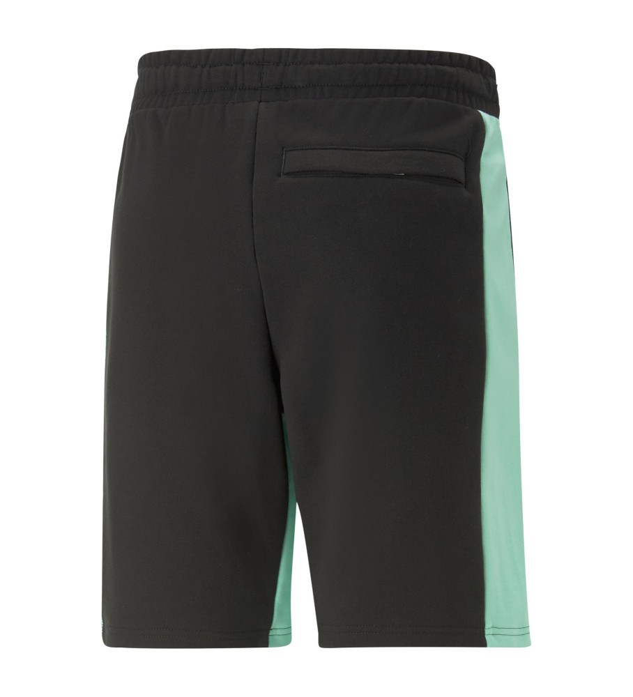 Tênis Puma Short Classic Block 8 preto e verde