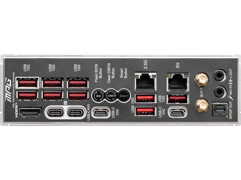 MSI Mainboard MPG X870E CARBON WIFI MSI MPG X870E CARBON WIFI Motherboard AMD X870E Sockel AM5 ATX