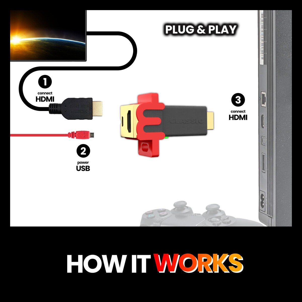 Mclassic Plug-And-Play Grafikkort