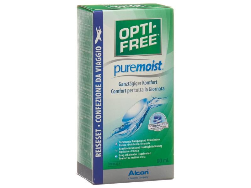 Opti-Free Kontaktlinsenpflege PureMoist 90 ml Feuchtigkeitsspendendes Linsenpflegemittel