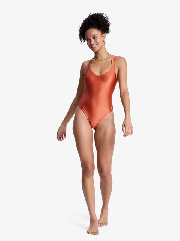 Beachside Bohemia One-Piece Maillot de bain une pièce Orange Femme