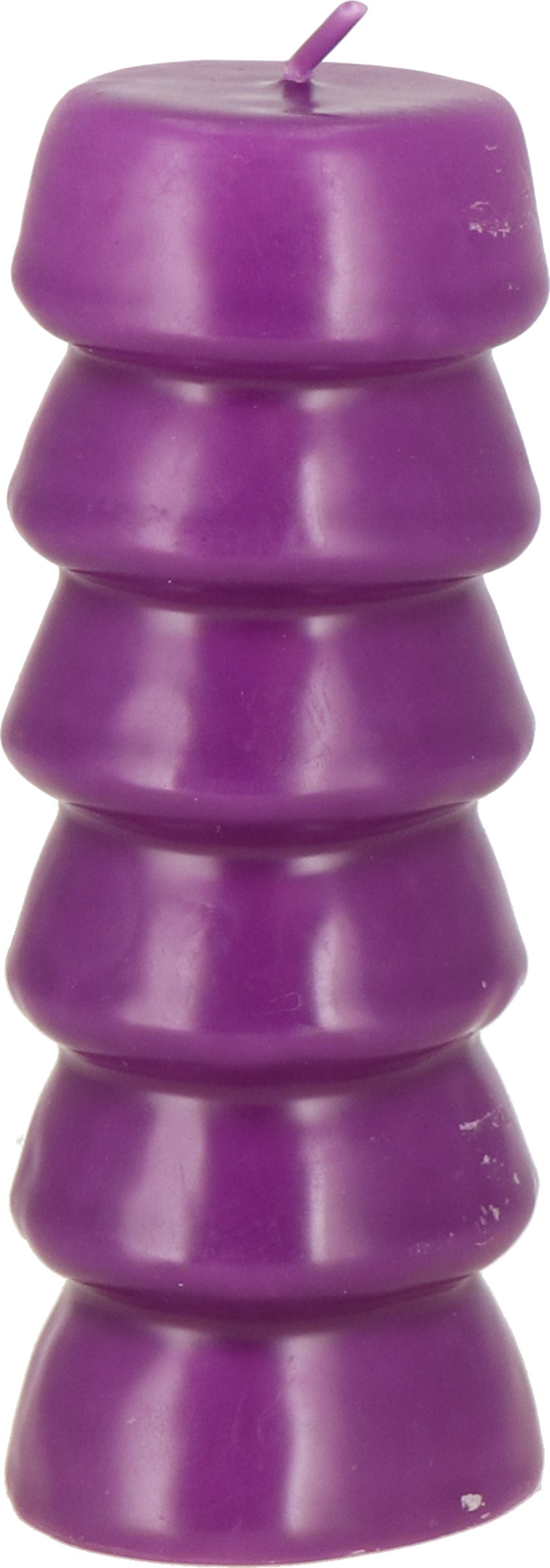 Stompkaars Artistic donkerpaars 35 uur D 6 H 17 cm