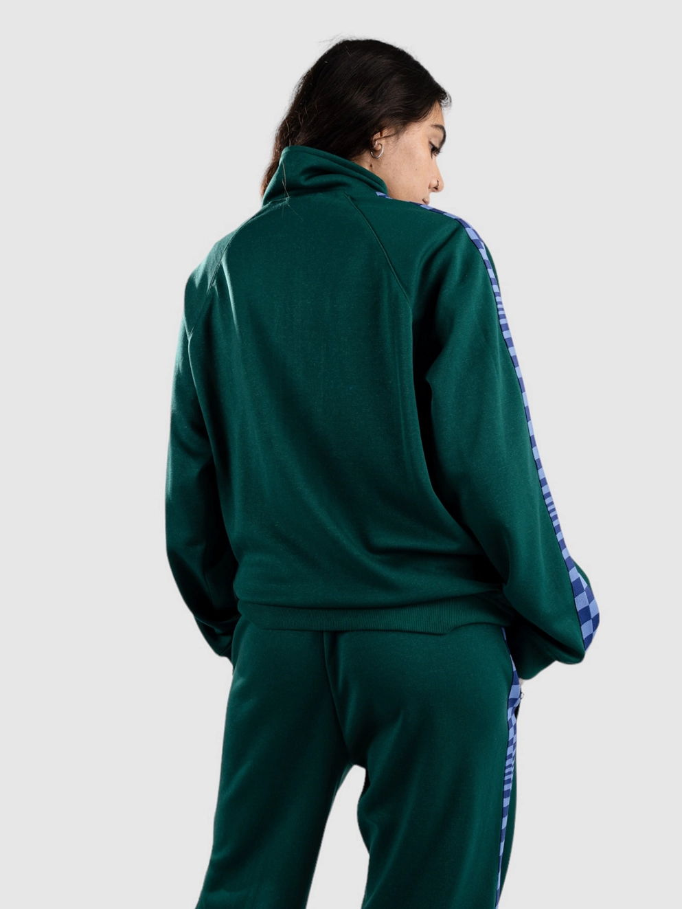 Santa Cruz Oregon Track Top Zip Hoodie emerald