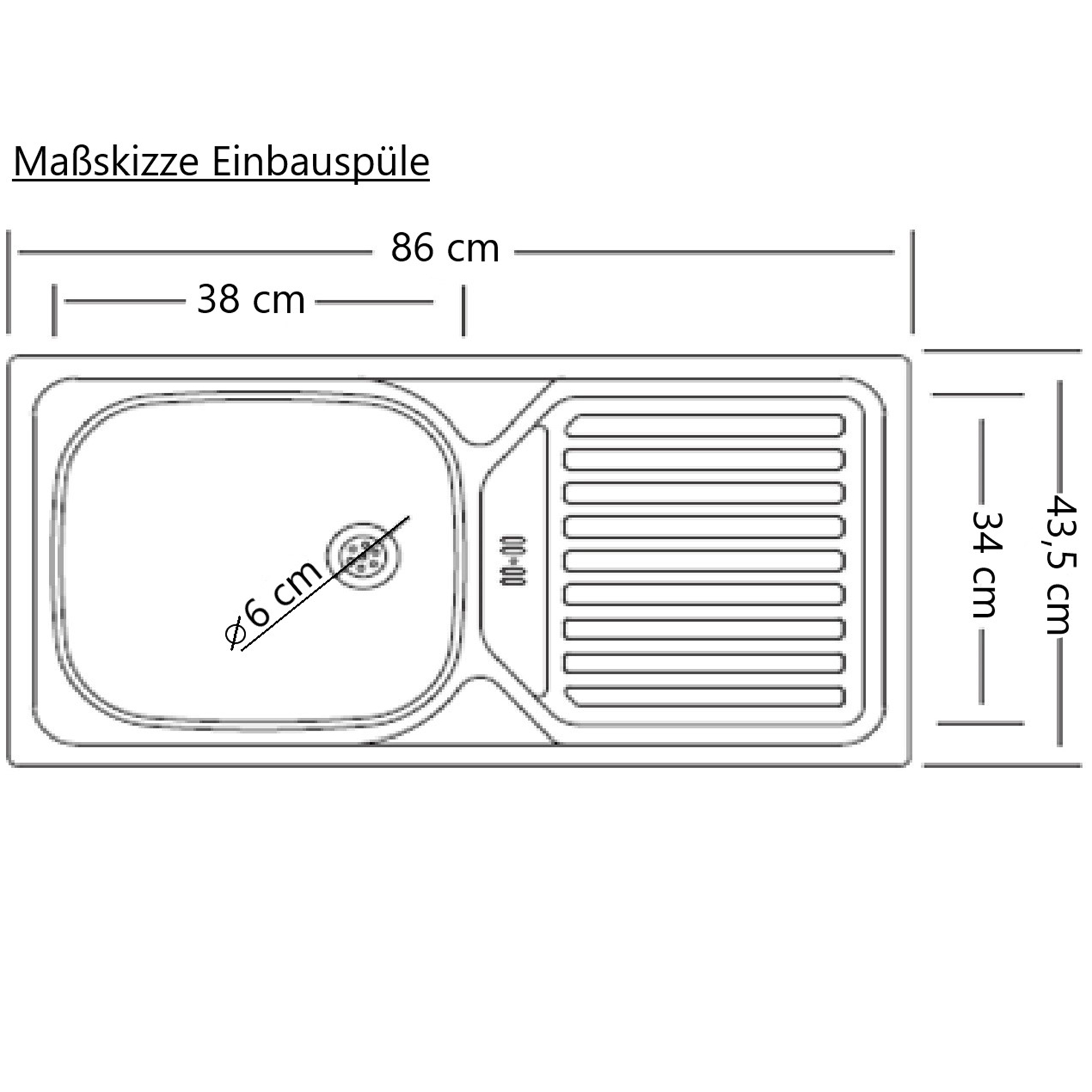 Küchenzeile MERAN - grau - Wotaneiche - mit E-Geräten - 240 cm