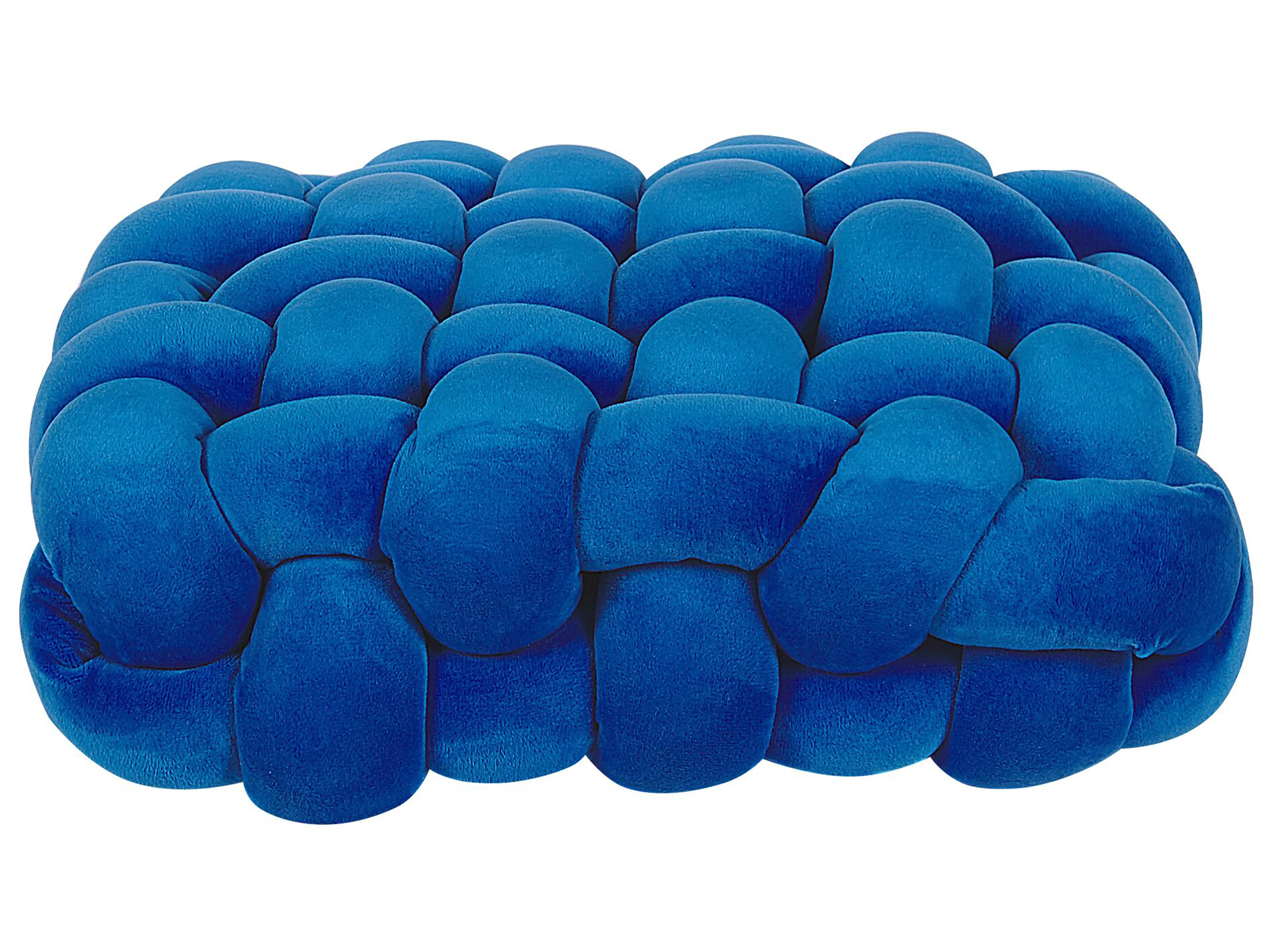 Sierkussen SIRALI Fluweel 30 x 30 cm Blauw