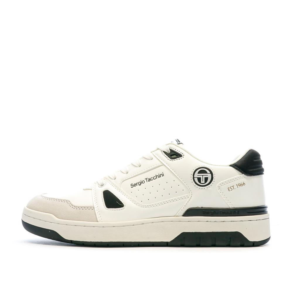 Sergio Tacchini Baskets Blanche/Noire Homme Sergio Tacchini Milano