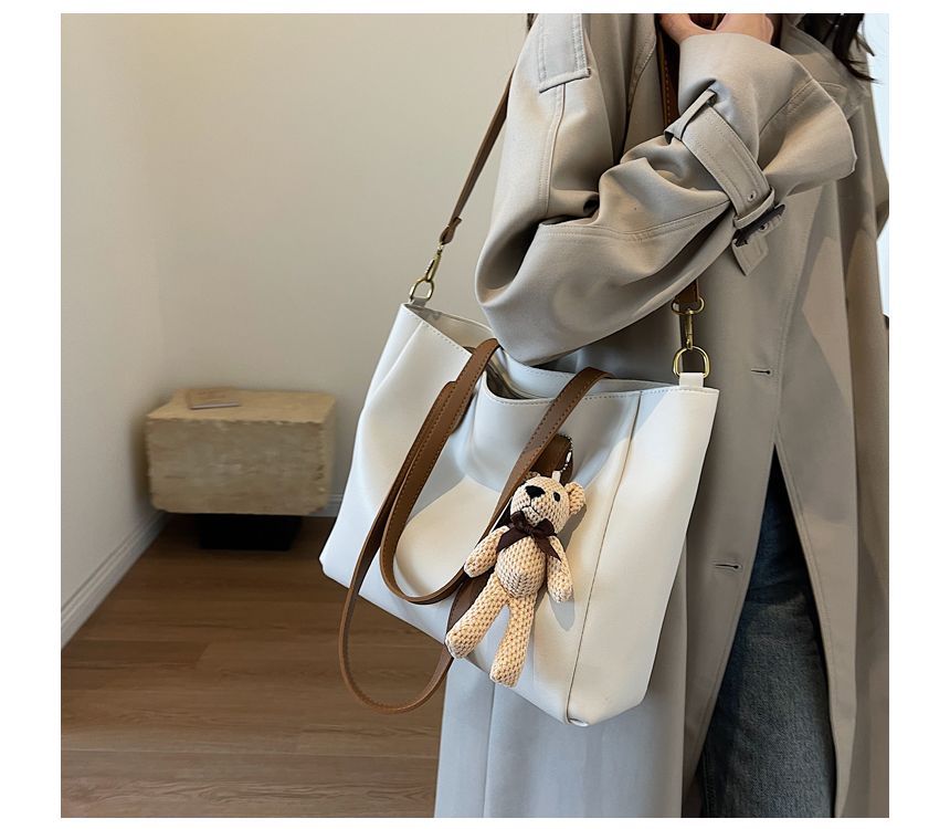 KOCORE - Kunstleren Tote Bag / Tascharm / Set