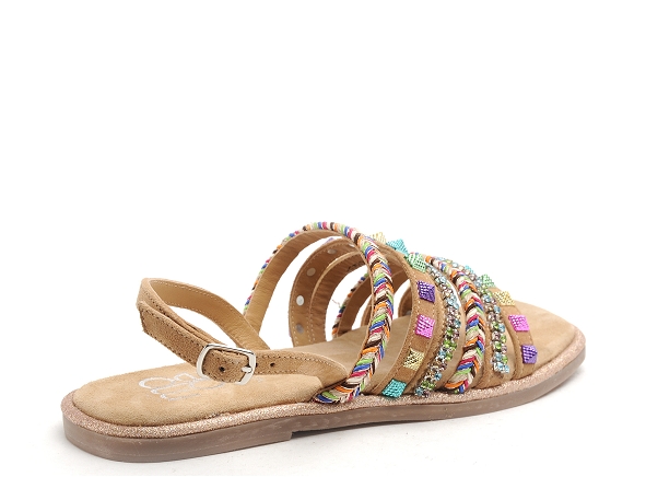 Studio mode nu pieds plats femme anse iz3301 beige
