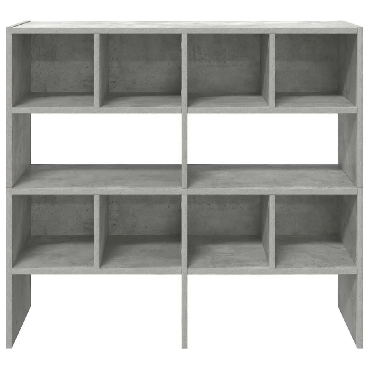 vidaXL Étagères à chaussures - Gris Béton