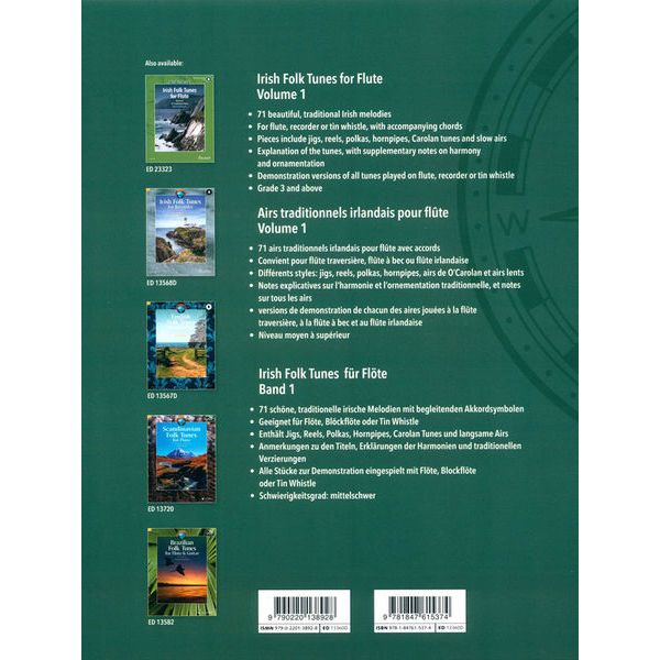 Schott Irish Folk Tunes For Flute 1