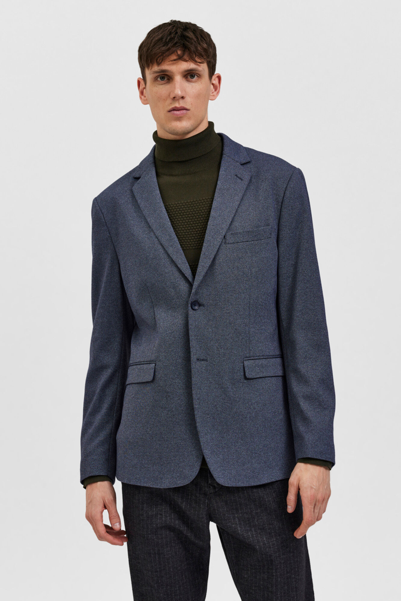 Blazer masculino slim fit - Azul