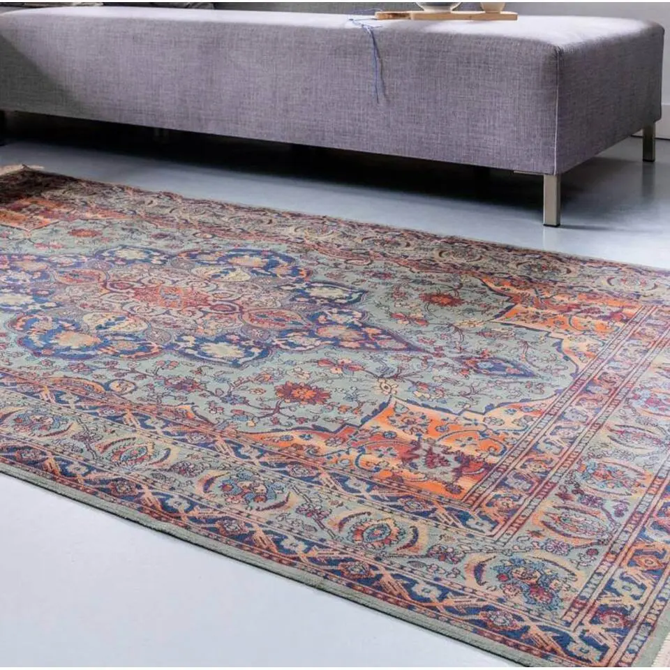 Tier Vloerkleed Manami - Groen - Viscose - 137 x 200cm