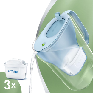 Brita Style Eco Waterfilterkan Blauw   3 Maxtra Filterpatronen 2,4LT