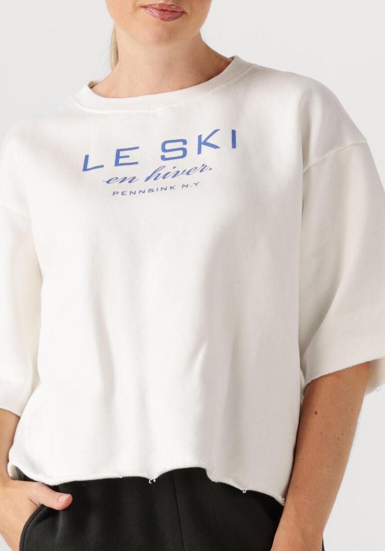 witte penn & ink t-shirt sweater w25f1702